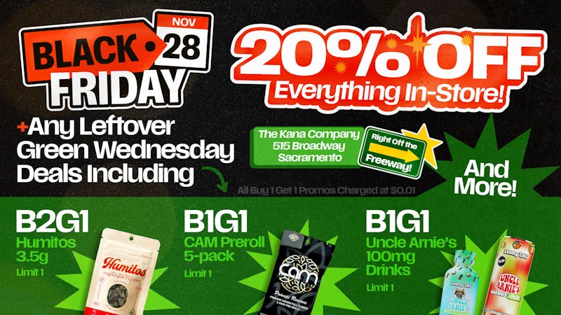 The Kana Company Black Friday Deals!