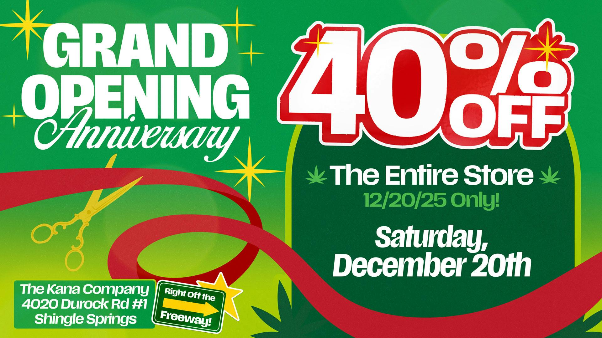 The Kana Company 40% Off EVERYTHING! 🎉🔥Grand Opening Anniversary!