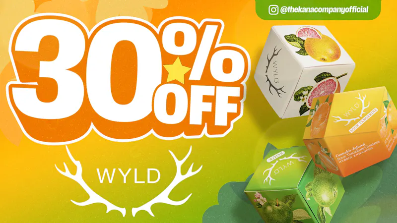The Kana Company 30% Off WYLD Edibles! 🔥🍭 Every Monday! ✨