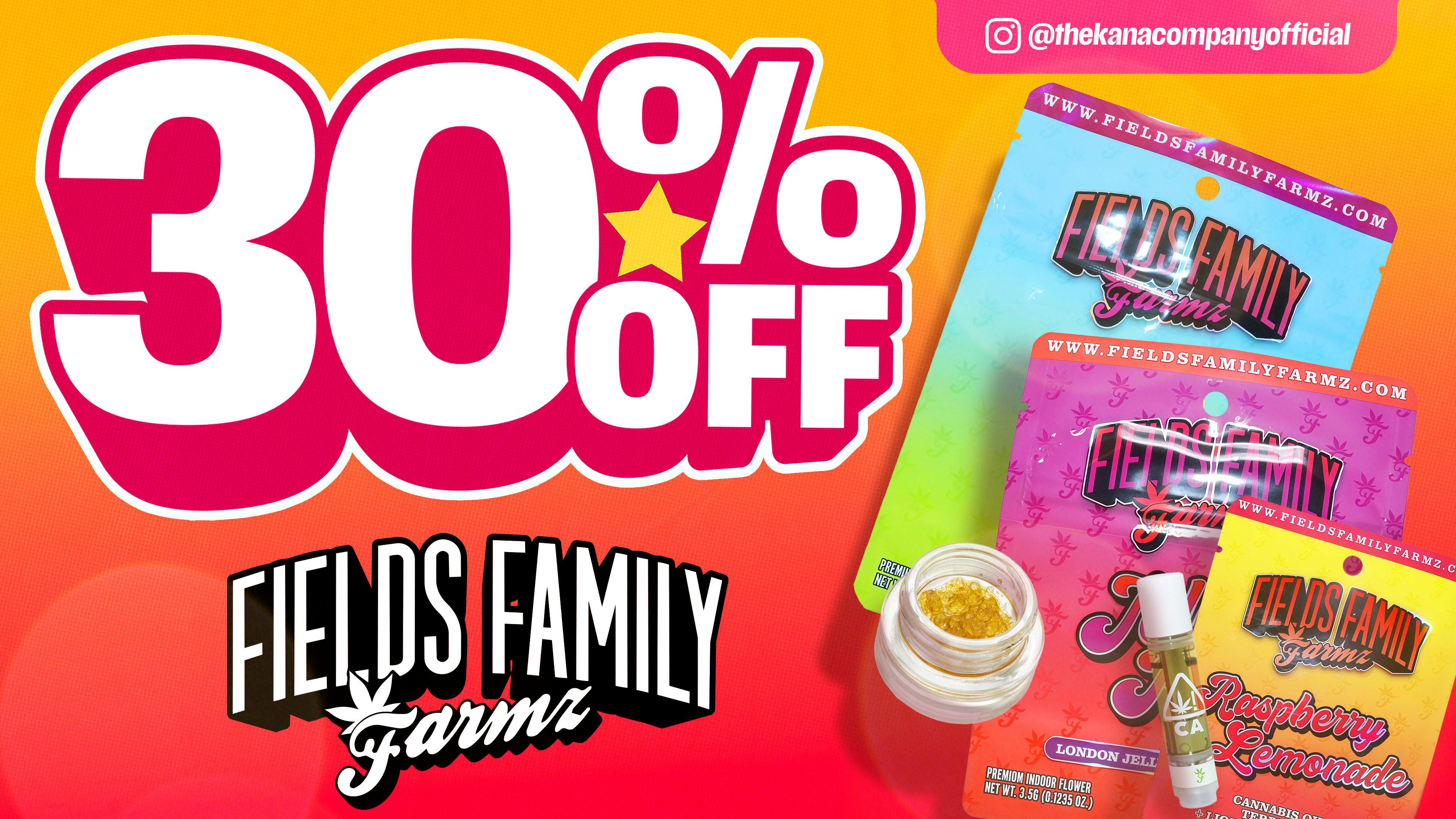 The Kana Company 30% Off Fields Family Farmz 🌼🔥 Every Sunday! 🌅
