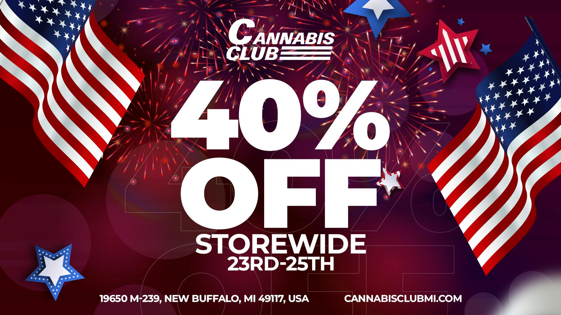 Cannabis Club - New Buffalo Cannabis Club Season of Savings Weekend Sale Event