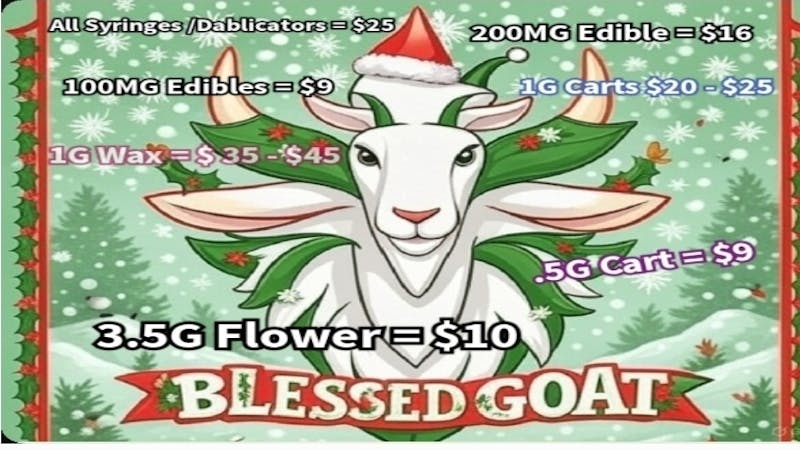 Blessed Goat BLESSED GOAT! HAPPY HOLLA DAYS