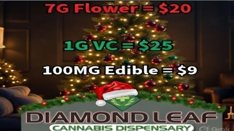 Diamond Leaf 7G Flower = $20