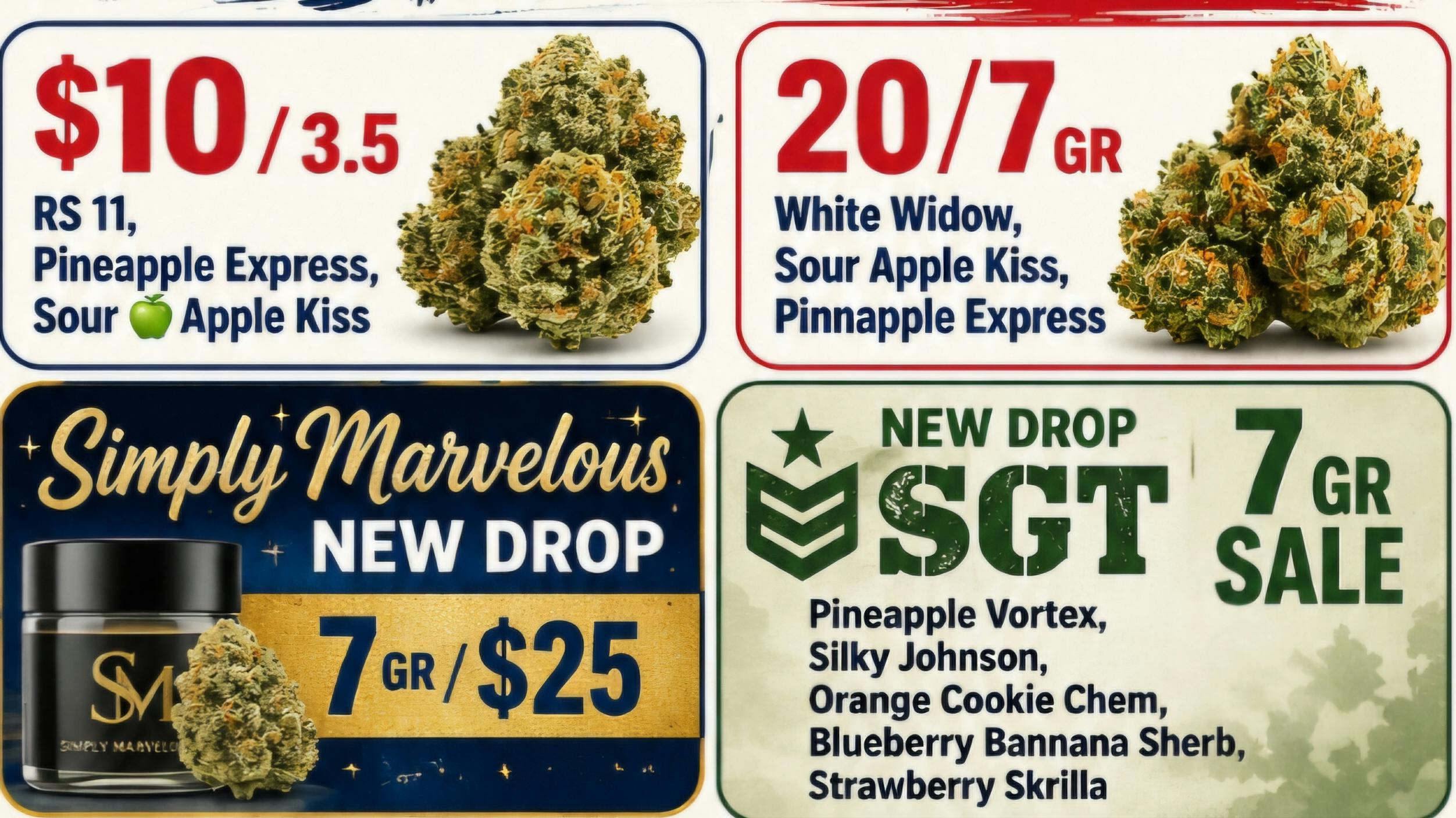 Coast Cannabis $10/3.5 $20/7gr 💎💗28gr/$85!New $10 Gummies