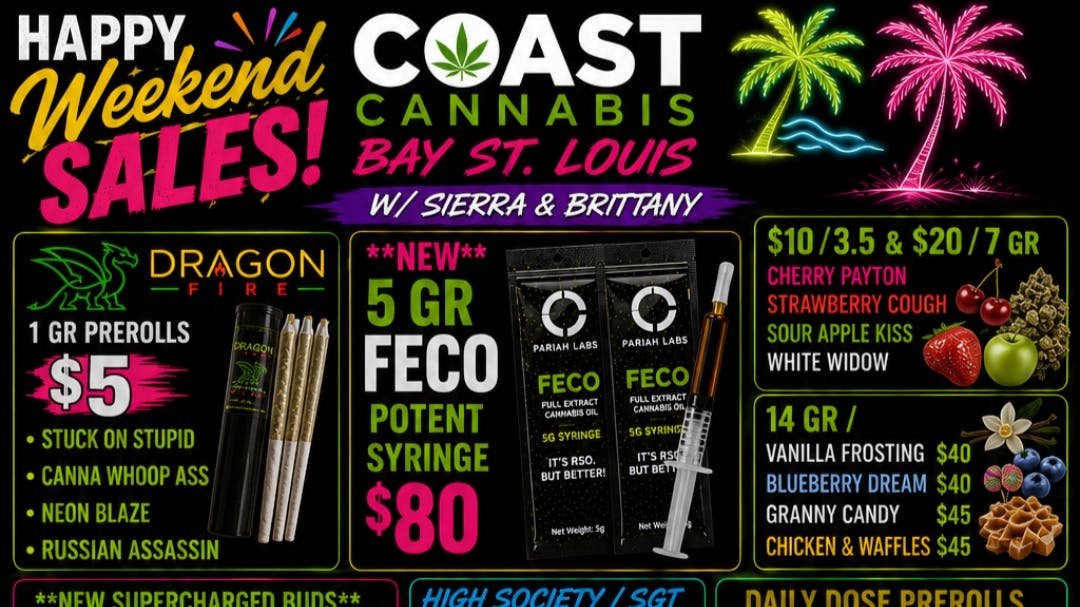 Coast Cannabis Biggest Sale🇺🇸 $10/3.5 🇺🇸 $10/1 gr cart🇺🇸