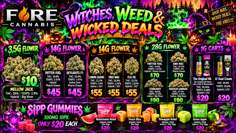 Fire Cannabis 🧙‍♀️ Witches, Weed & Wicked FIRE Deals! 🔮