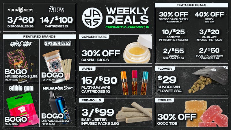 JARS Cannabis - Flint Big Selection. Bigger Value. Always at JARS
