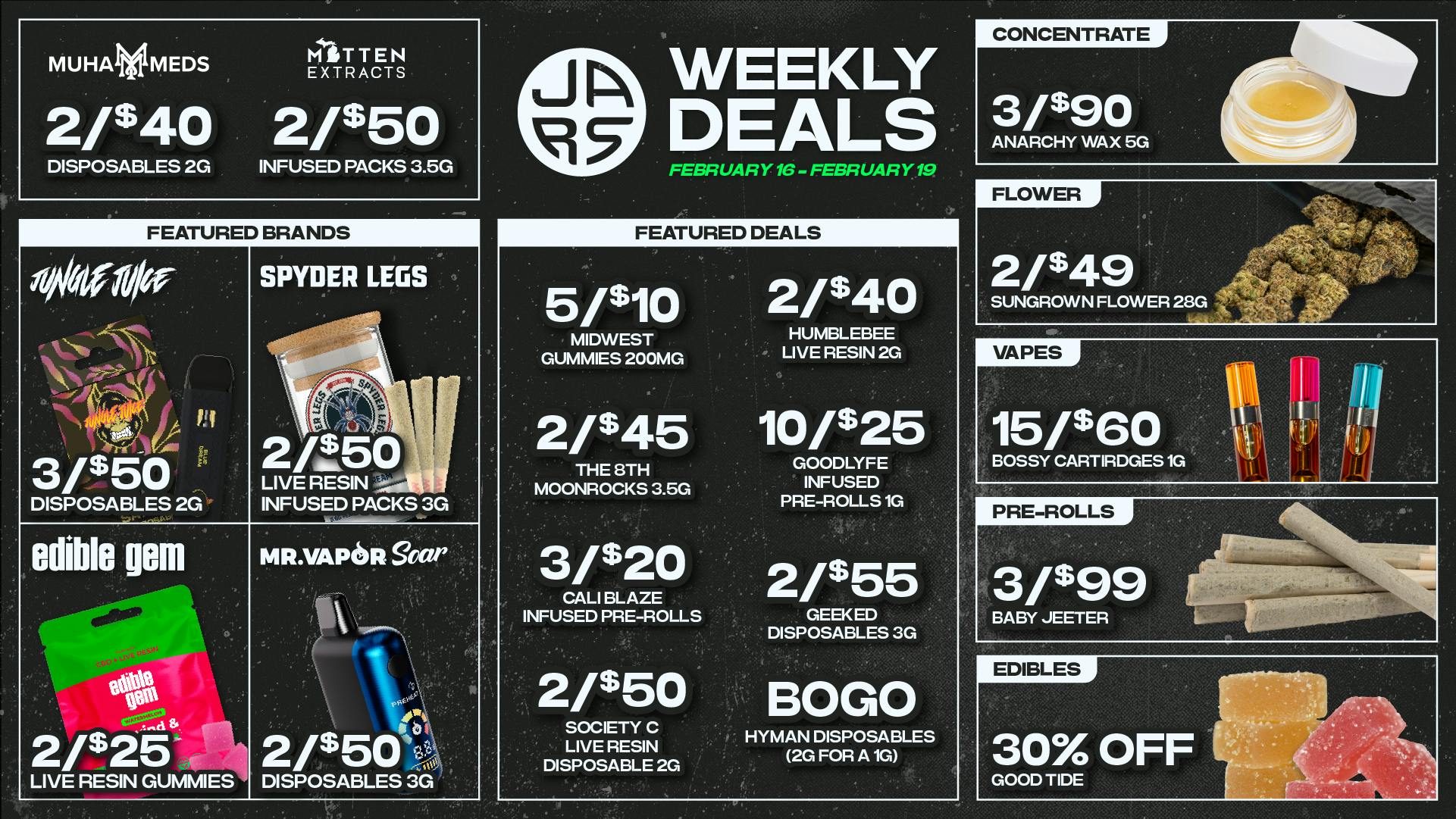 JARS Cannabis - Milan Big Selection. Bigger Value. Always at JARS