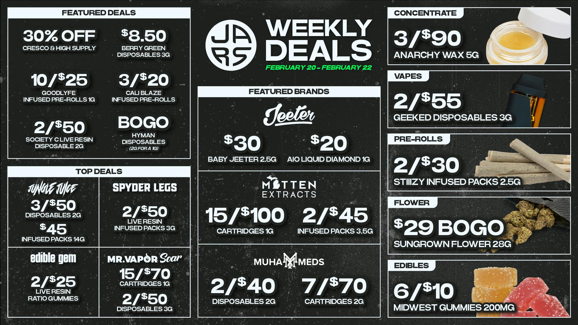 JARS Cannabis - New Buffalo US-12 Big Selection. Bigger Value. Always at JARS