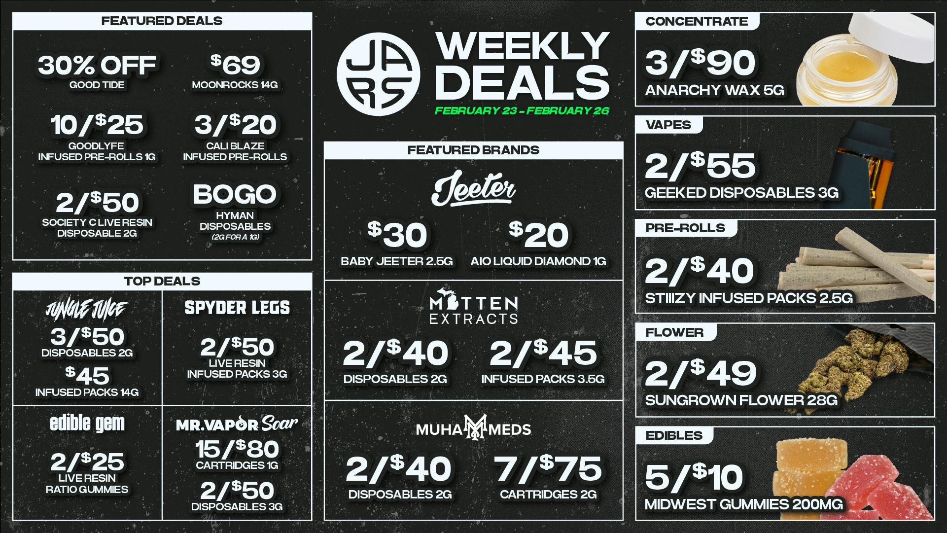 JARS Cannabis - West Detroit Biggest Selection. Biggest Value. Always at JARS