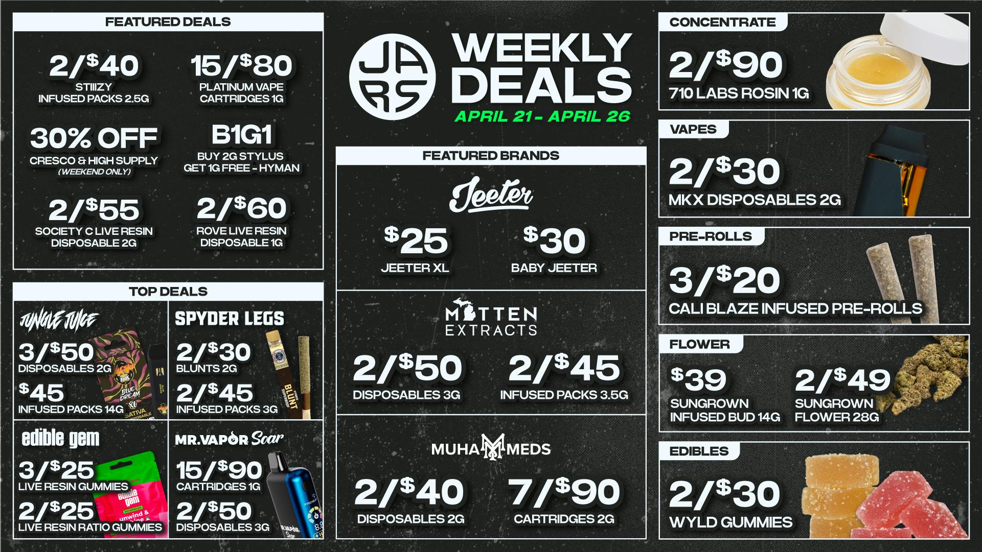 JARS Cannabis - Oxford Big Selection. Bigger Savings. Always at JARS.