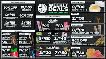 JARS Cannabis - Monroe May 3rd - 50% Off Deli Flower