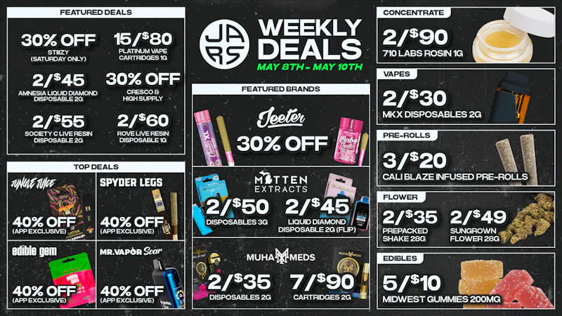JARS Cannabis - Monroe Biggest Selection, Even Bigger Savings