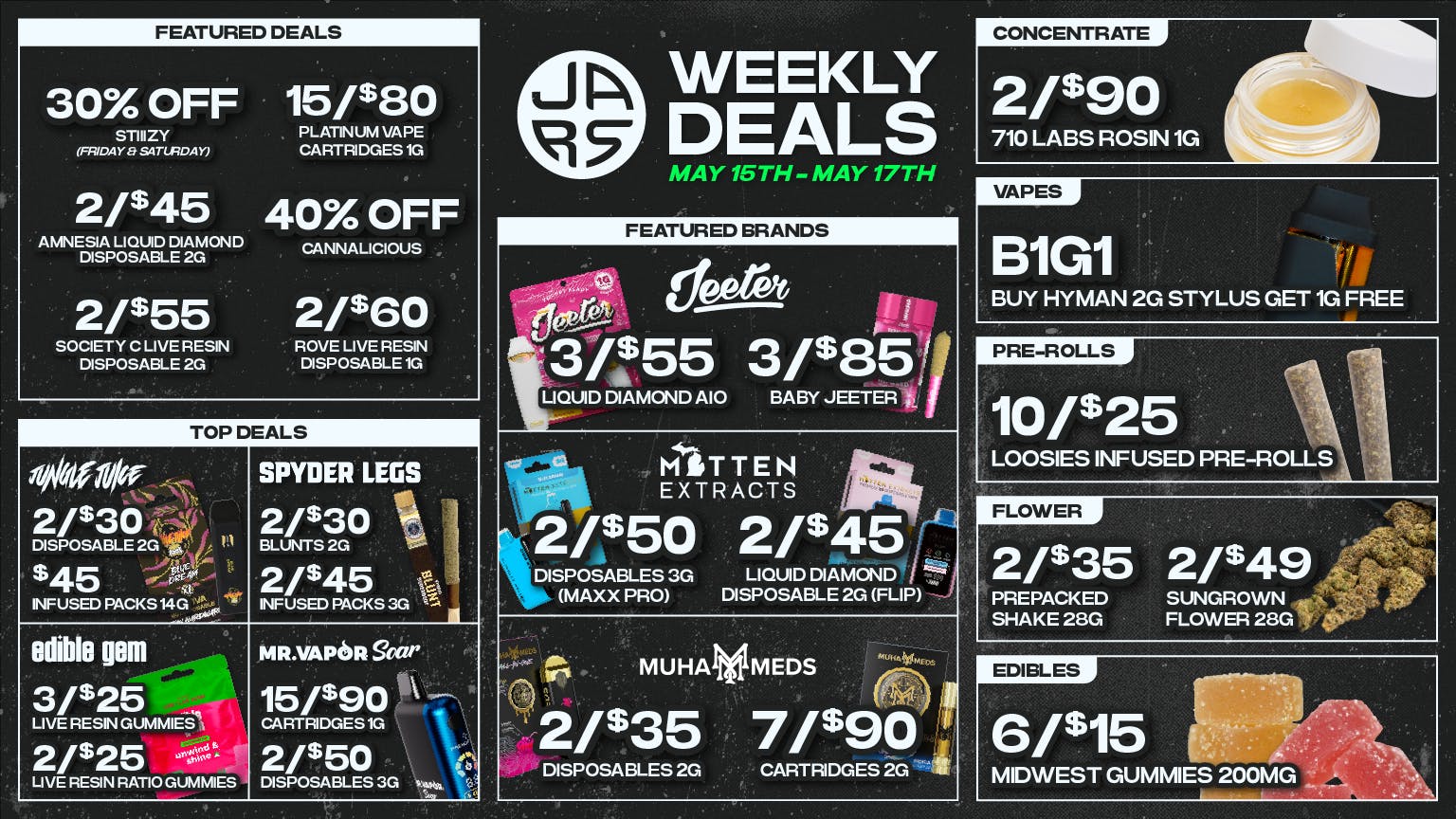 JARS Cannabis - East Detroit Biggest Selection, Even Bigger Savings