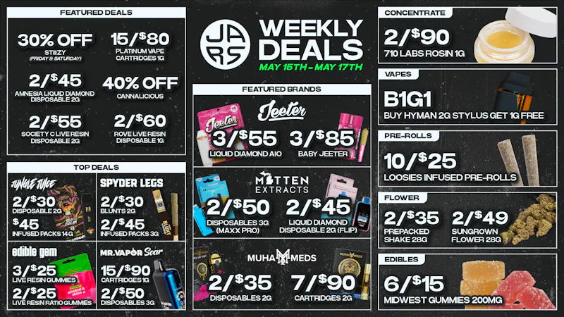 JARS Cannabis - East Detroit Biggest Selection, Even Bigger Savings