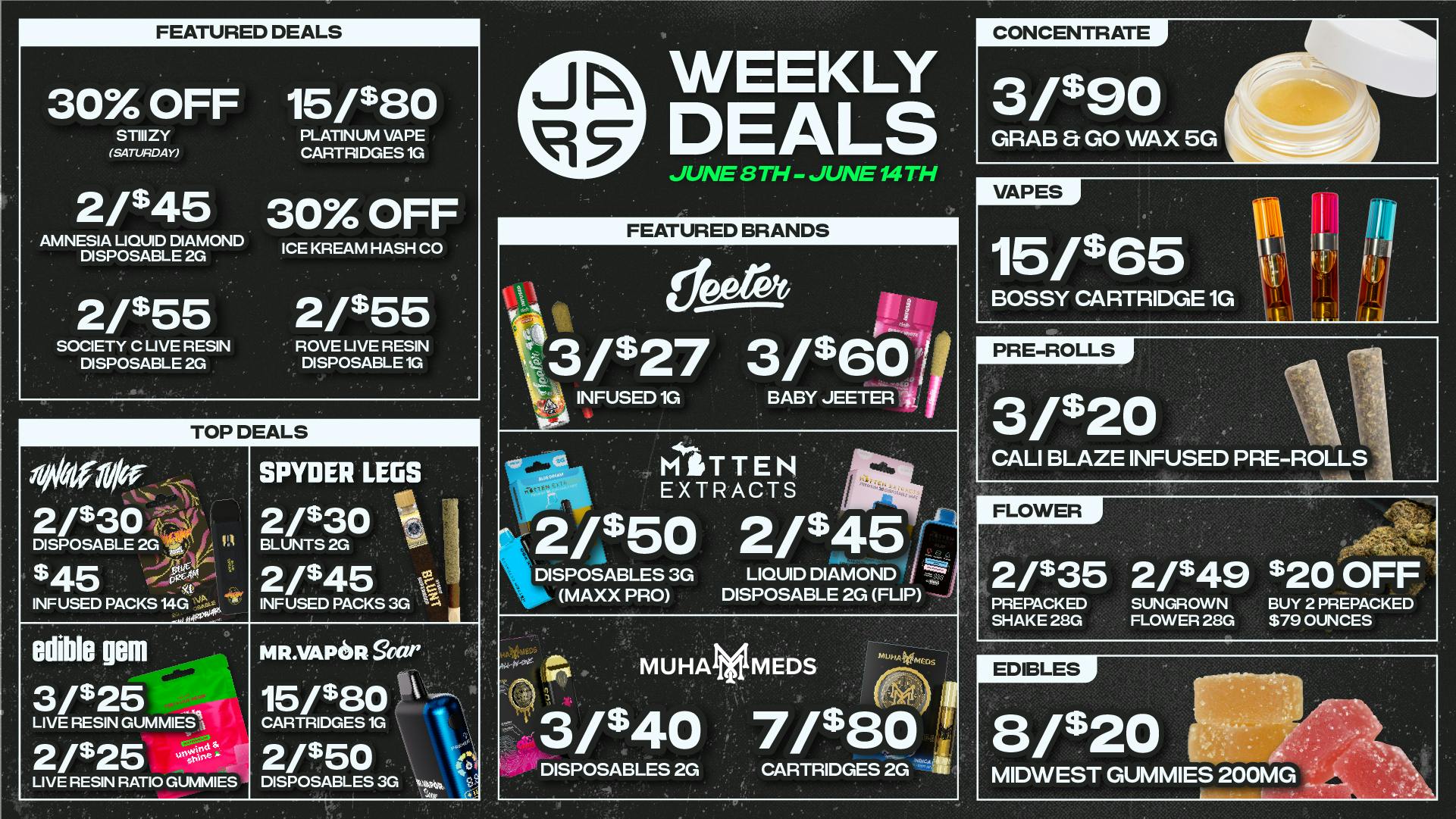 JARS Cannabis - Monroe Michigan’s Best Weed. Backed by Real Experience