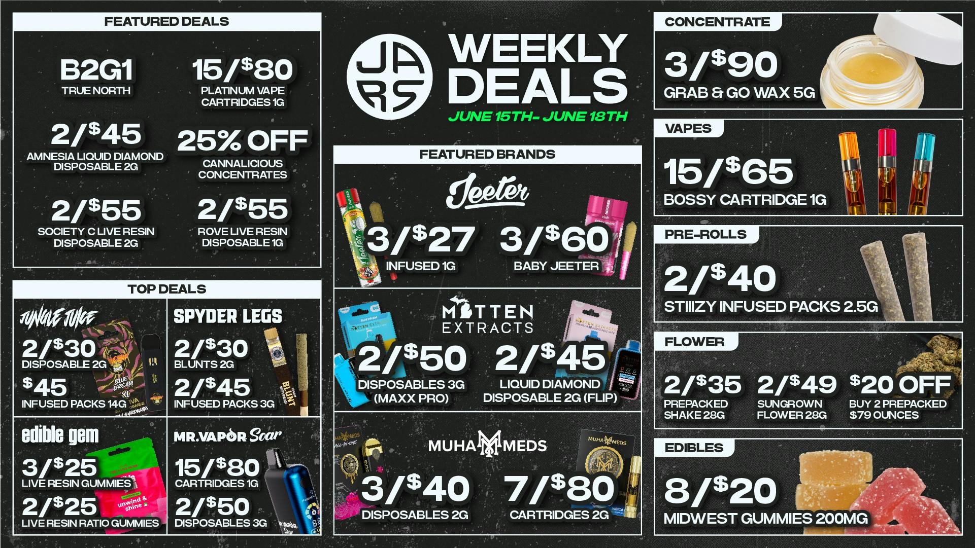 JARS Cannabis - New Buffalo US-12 Big Selection. Bigger Value. Always at JARS