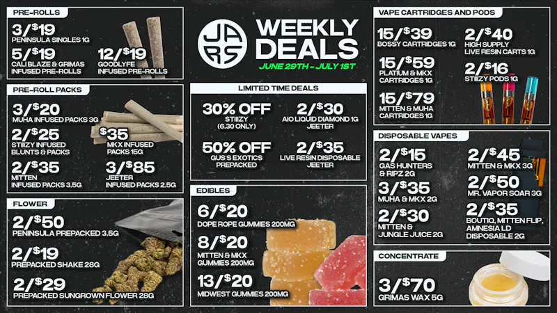 JARS Cannabis - Ann Arbor Biggest Selection, Even Bigger Savings