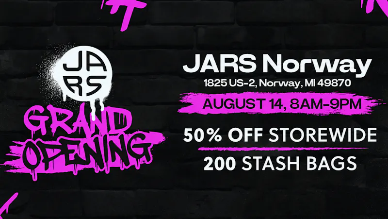 JARS Cannabis - Norway JARS Norway Grand Opening - 50% Off Storewide