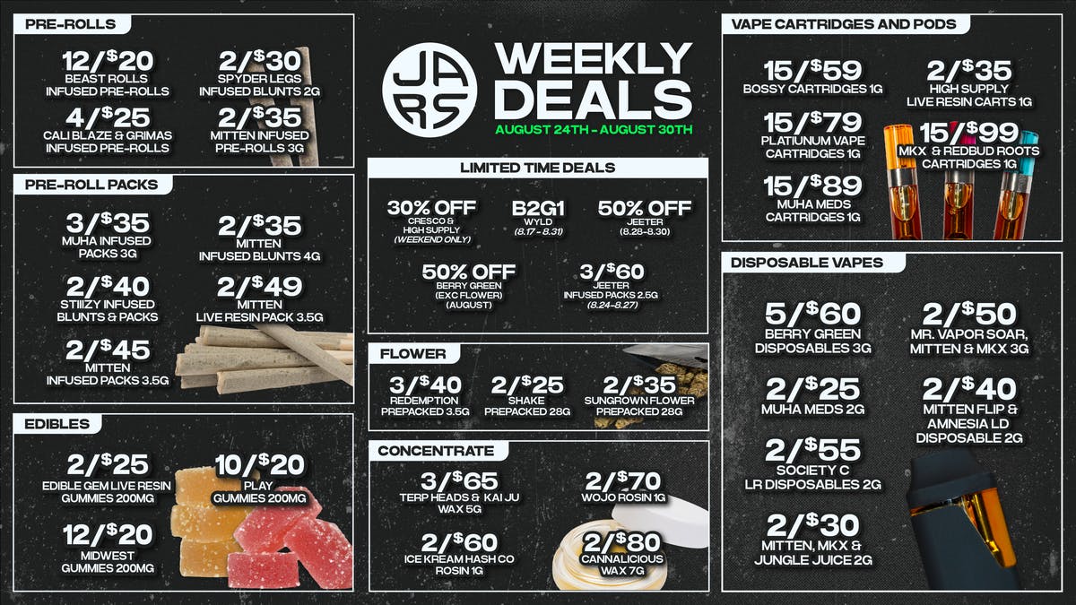 JARS Cannabis - Ann Arbor More Variety. Better Prices.