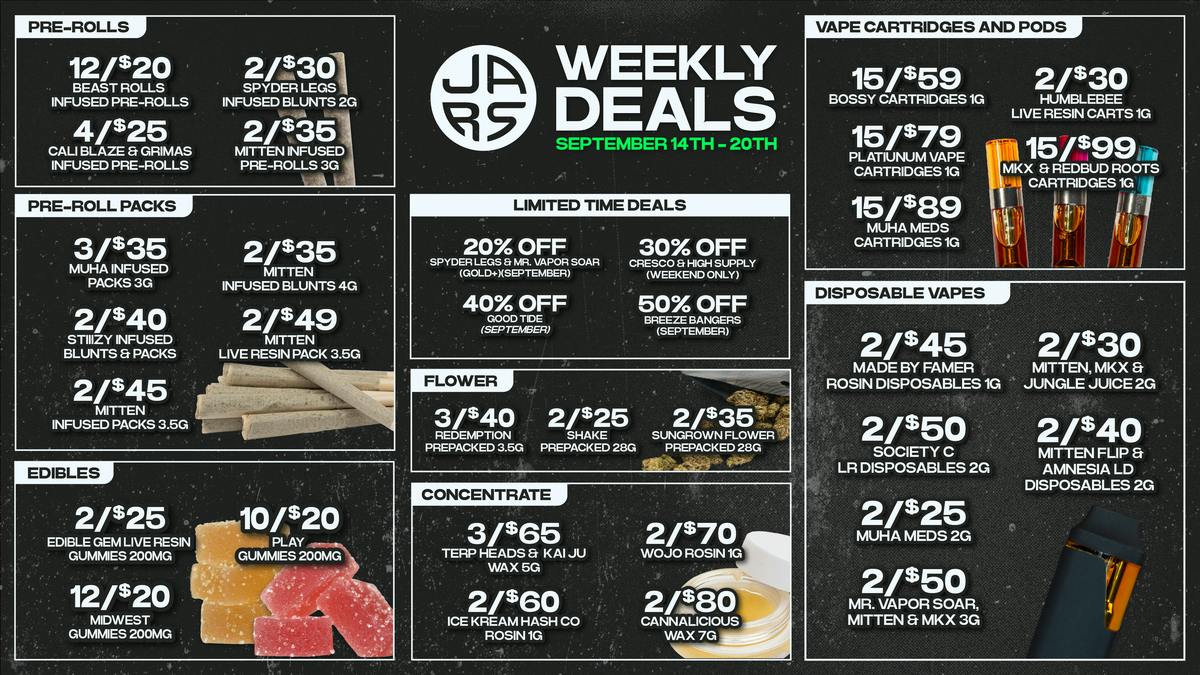 JARS Cannabis - Lansing More Variety. Better Prices. Always at JARS.