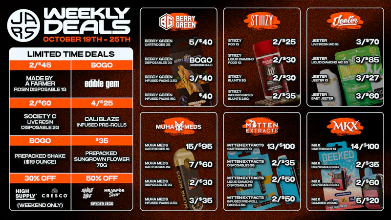 JARS Cannabis - Hazel Park Your Neighborhood Plug. Low Prices, Every Damn Day
