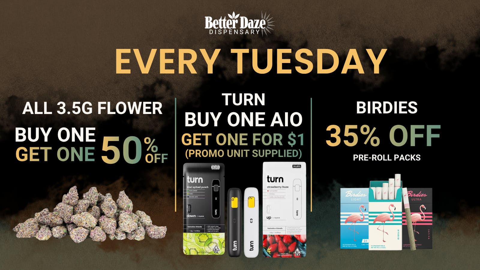 Better Daze Delivery - Covina Tuesday Savings