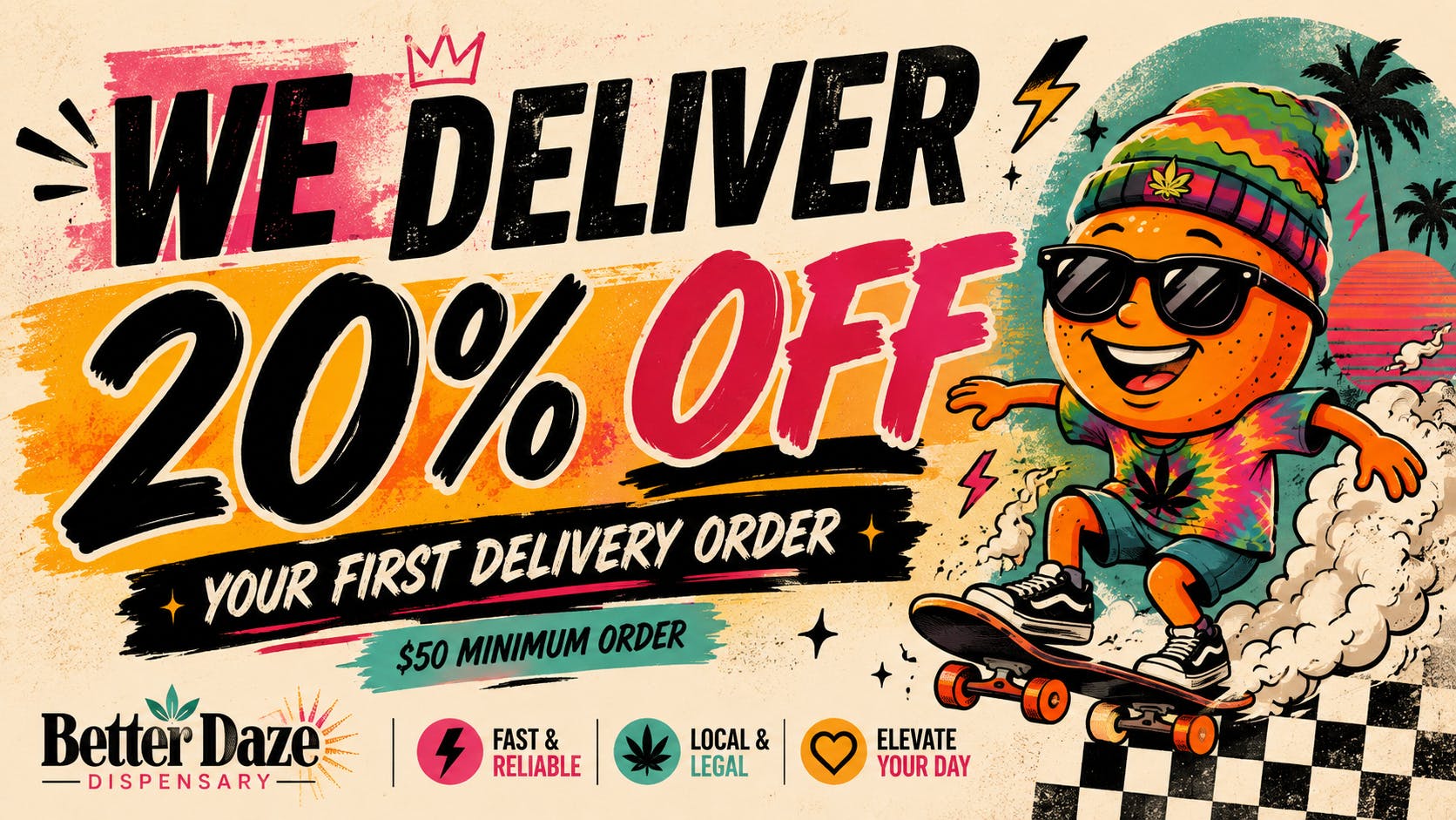 Better Daze Delivery - Covina 20% OFF Your First Delivery Order!