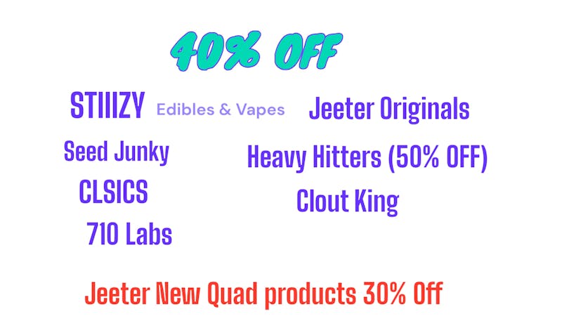 The Ounce 40% Seed Junky, Heavy Hit, ...