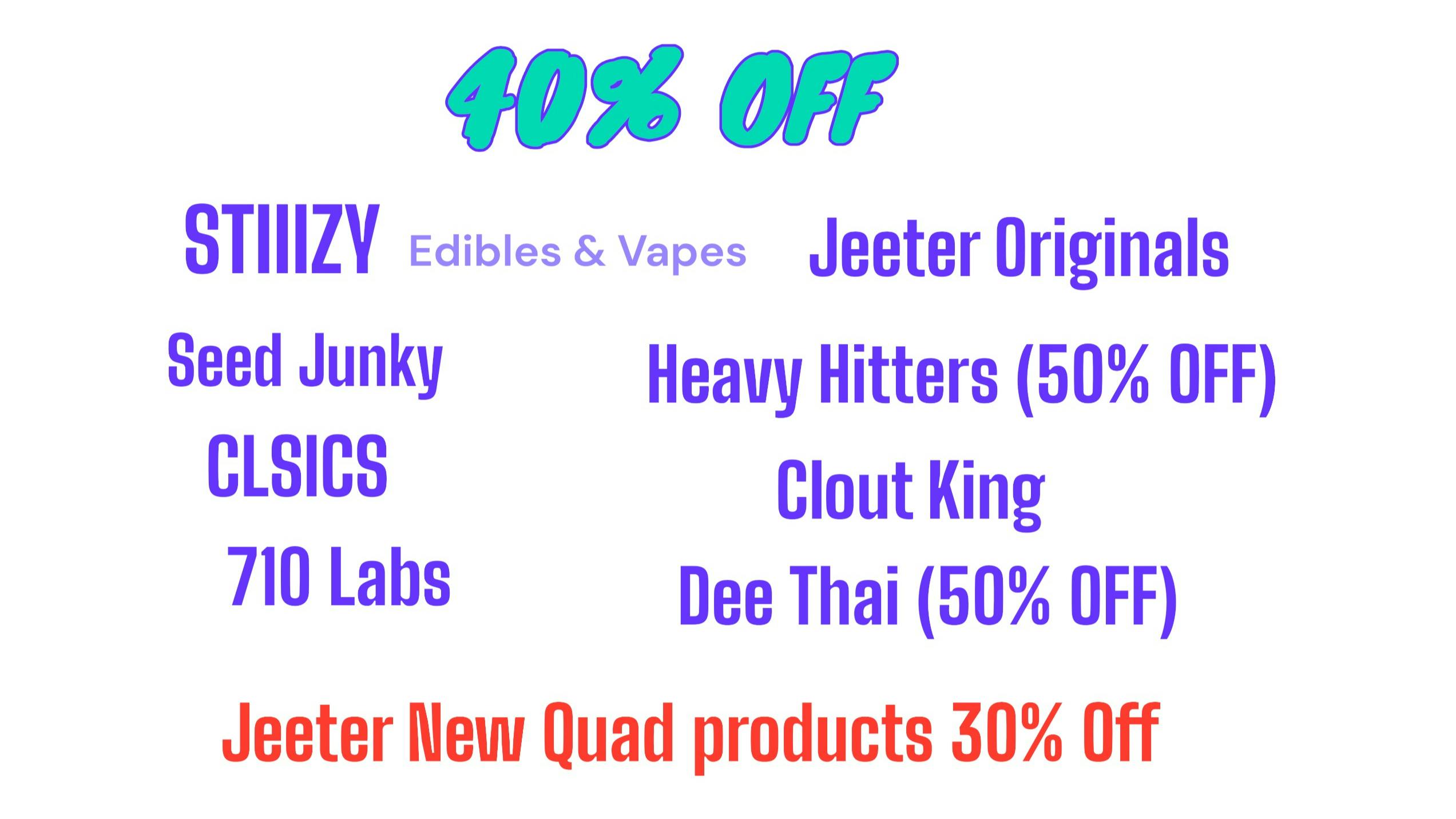 The Ounce 40% Seed Junky, Heavy Hit, ...