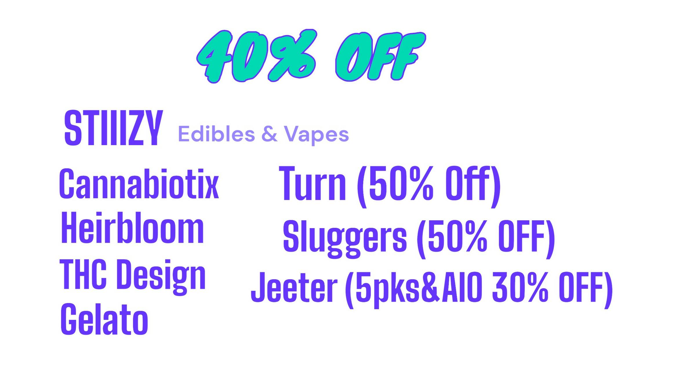 The Ounce THC Design, TURN, CBX, Sluggers