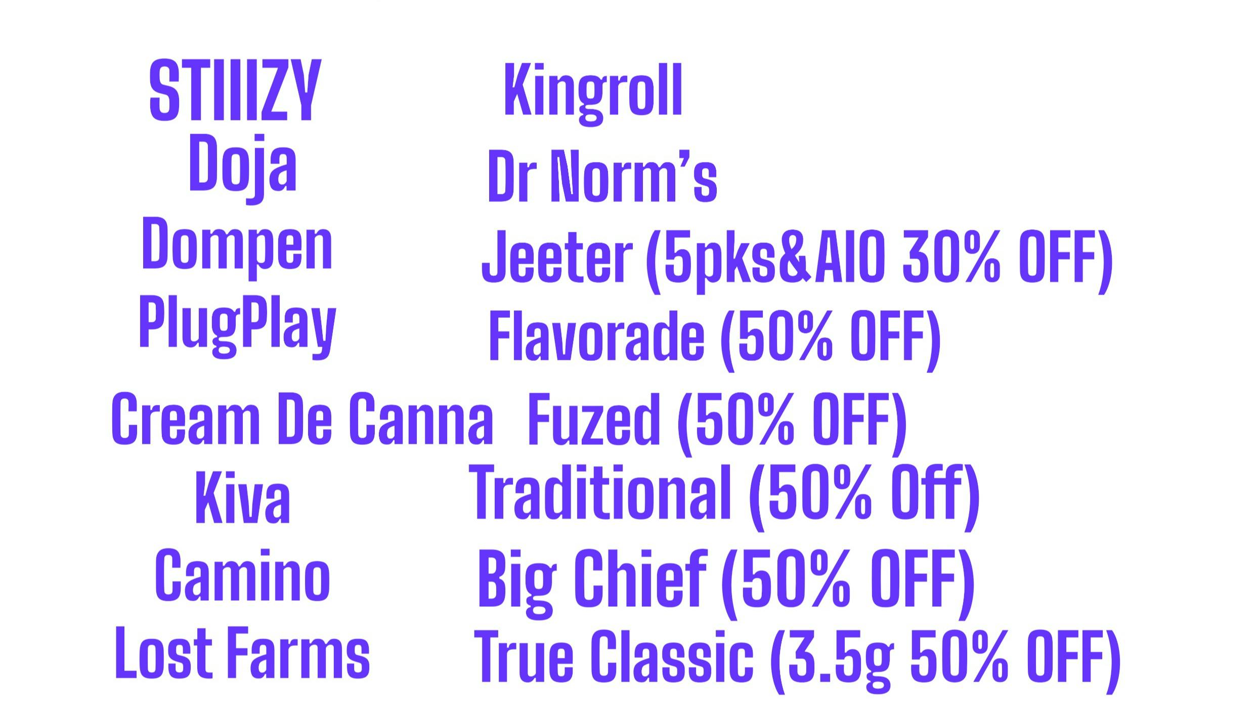 The Ounce 40% OFF Doja, PlugPlay, Stiiizy, Flavorade