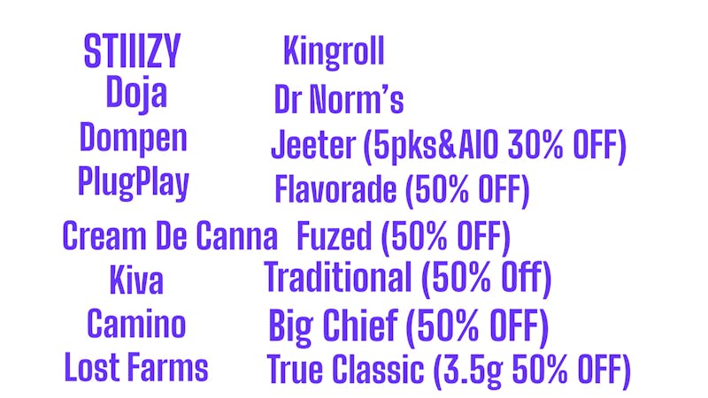 The Ounce 40% OFF Doja, PlugPlay, Stiiizy, Flavorade