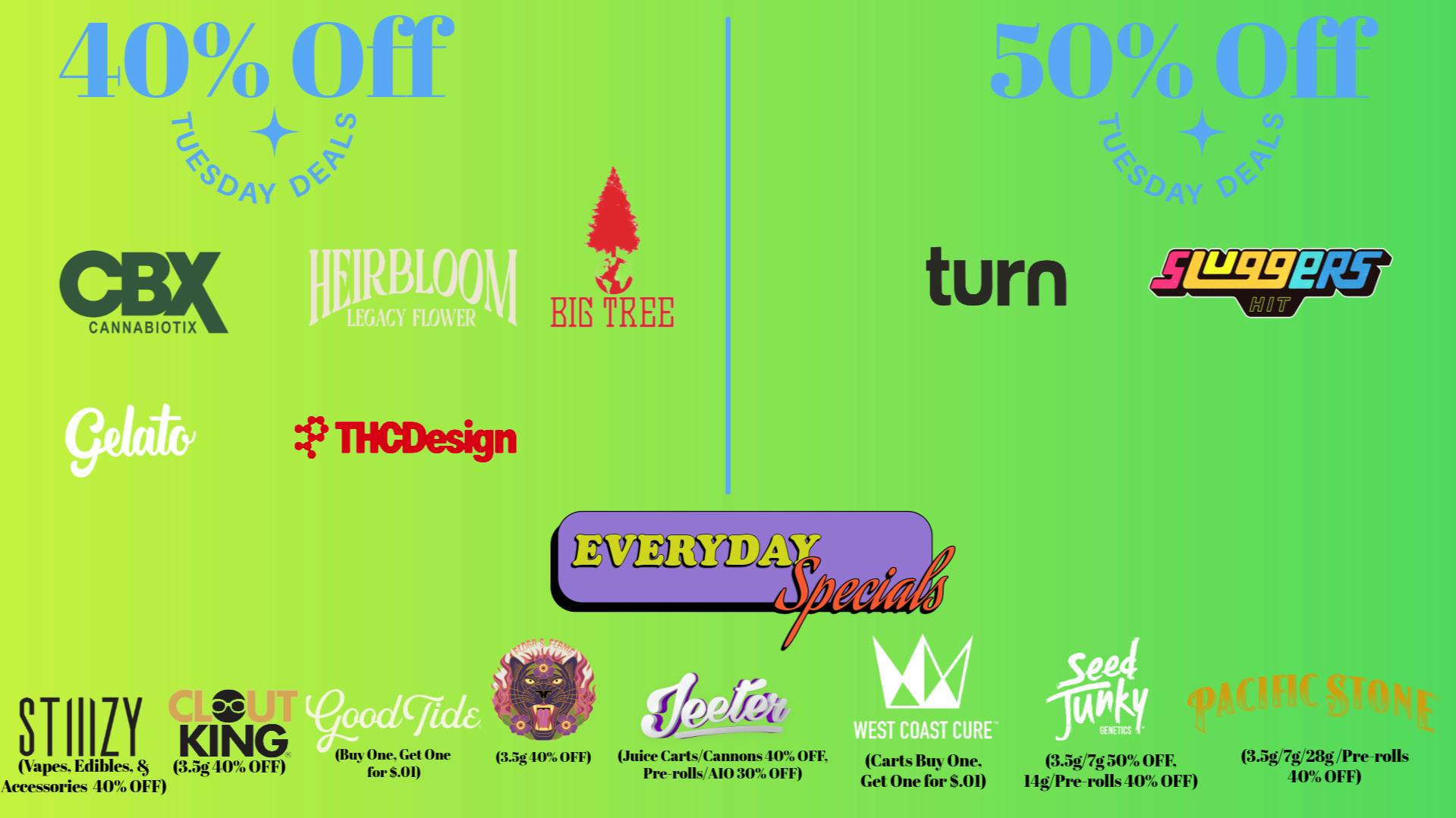 The Ounce THC Design, TURN, CBX, Sluggers