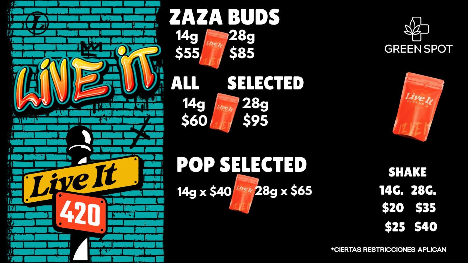 The Green Spot 420 SALE