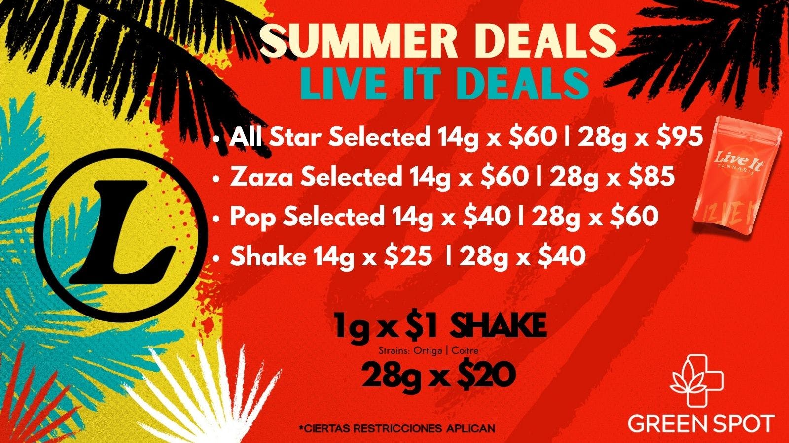 The Green Spot Green Spot Summer Cup 28g desde $60