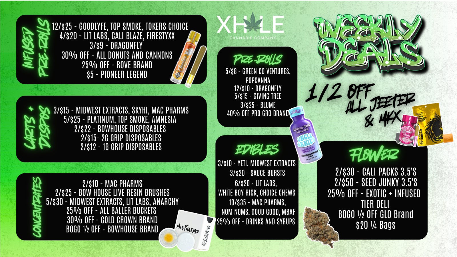 Xhale Cannabis Co. Mt Clemens - Formerly Joyology HOLIDAYDEALS!!!