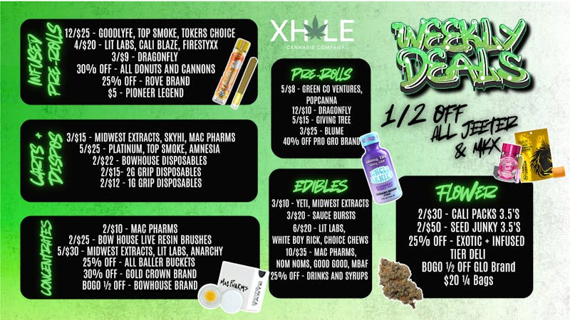 Xhale Cannabis Co. Mt Clemens - Formerly Joyology HOLIDAYDEALS!!!