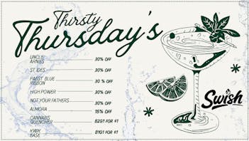 Swish Cannabis NoHo - North Hollywood Weed Dispensary THIRSTY THURSDAY! ~*Deals on Drinks*~
