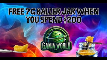 Ganja World FREE 7G BALLER JAR