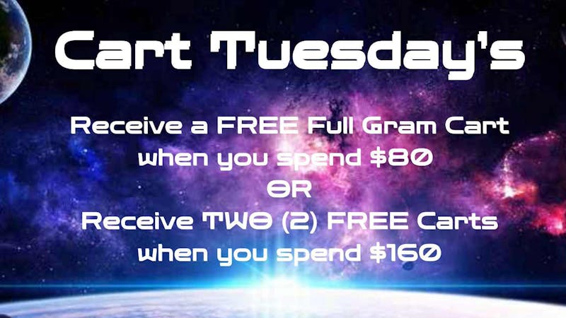 Ganja World - Bangor Free cart Tuesday