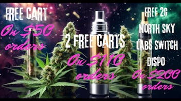 Ganja World FREE cart(s) or North lab switch! Check details!