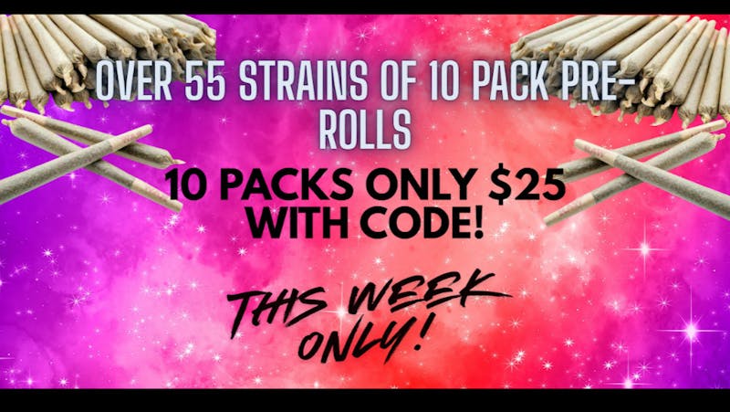 Ganja World $25 10 packs with code!!