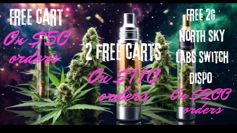 Ganja World FREE cart(s) or North lab switch! Check details!