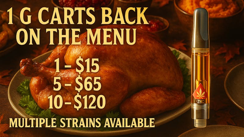 Ganja World - Bangor 1g cartridge huge savings