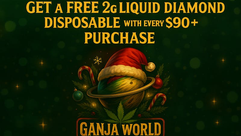 Ganja World - Bangor Free 2g liquid diamonds disposable