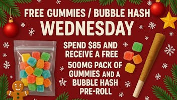 Ganja World - Bangor Free 500mg gummy and bubble Hash Pre Roll