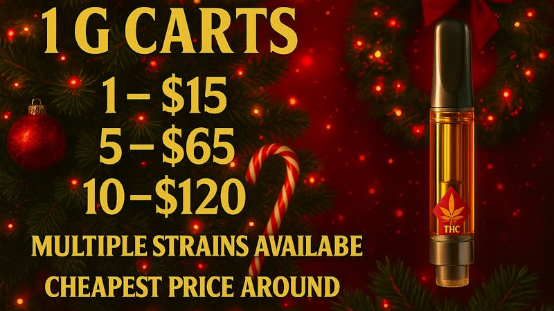 Ganja World - Bangor Cheapest 1 g carts in town