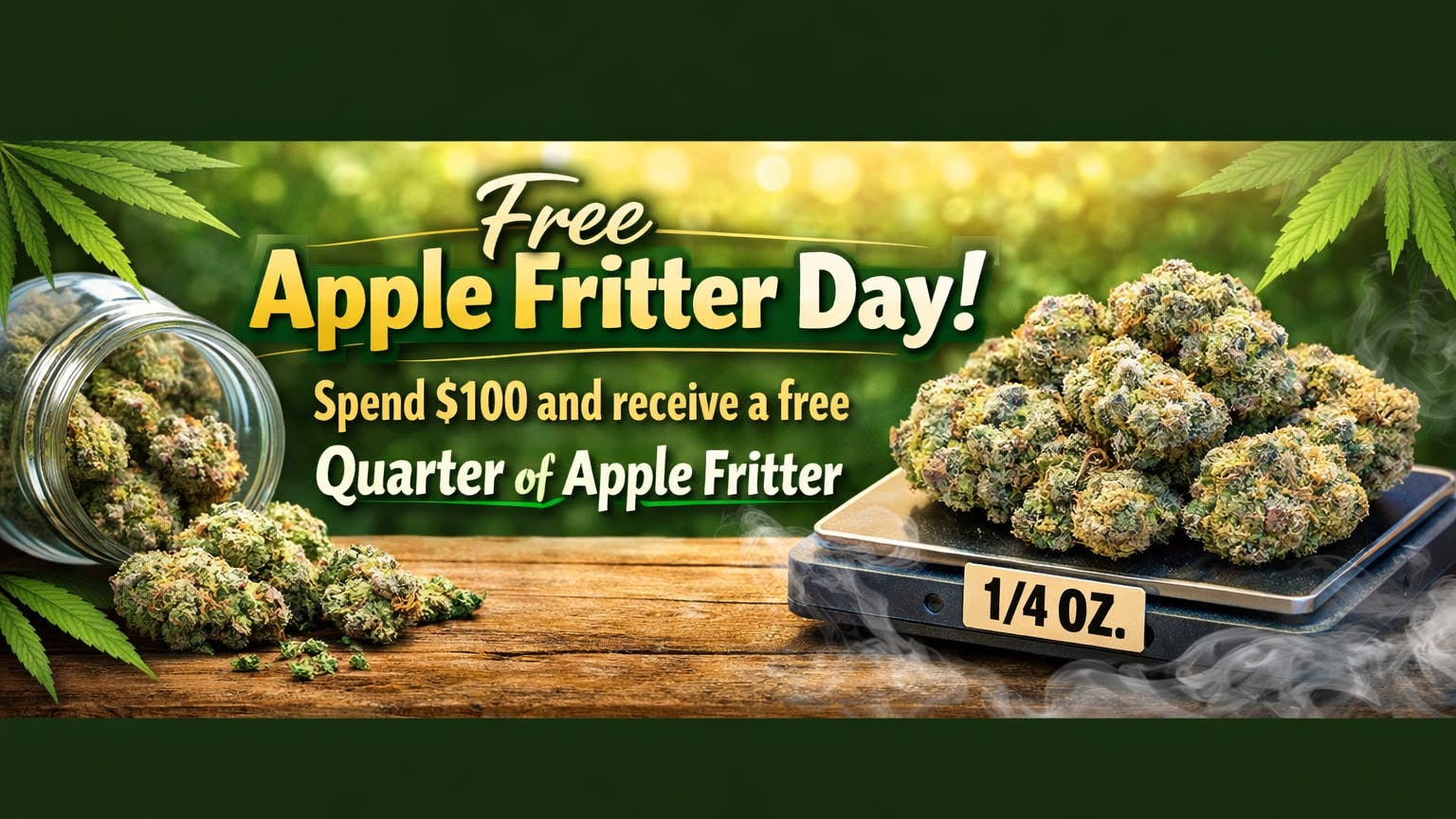 Ganja World - Bangor Apple Fritter Day 🍏