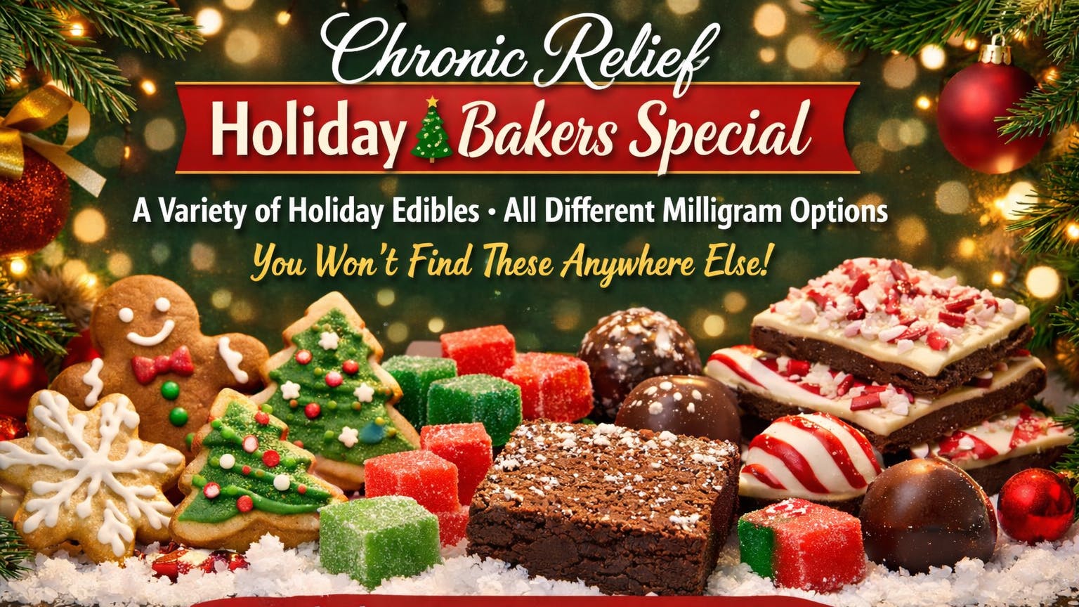 Ganja World - Bangor Chronic Releaf Bakers Hoilday Special